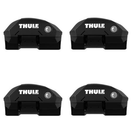 Thule 7204 Edge Raised Rail Fußsätze WingBar Edge Komplettträger